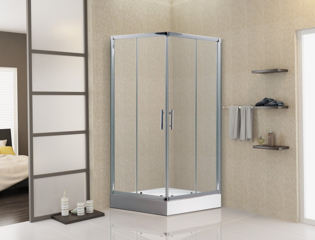 SE 108 Glass Bathroom Partitions Customized Shower Partition